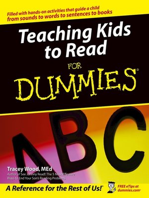 cover image of Teaching Kids to Read For Dummies